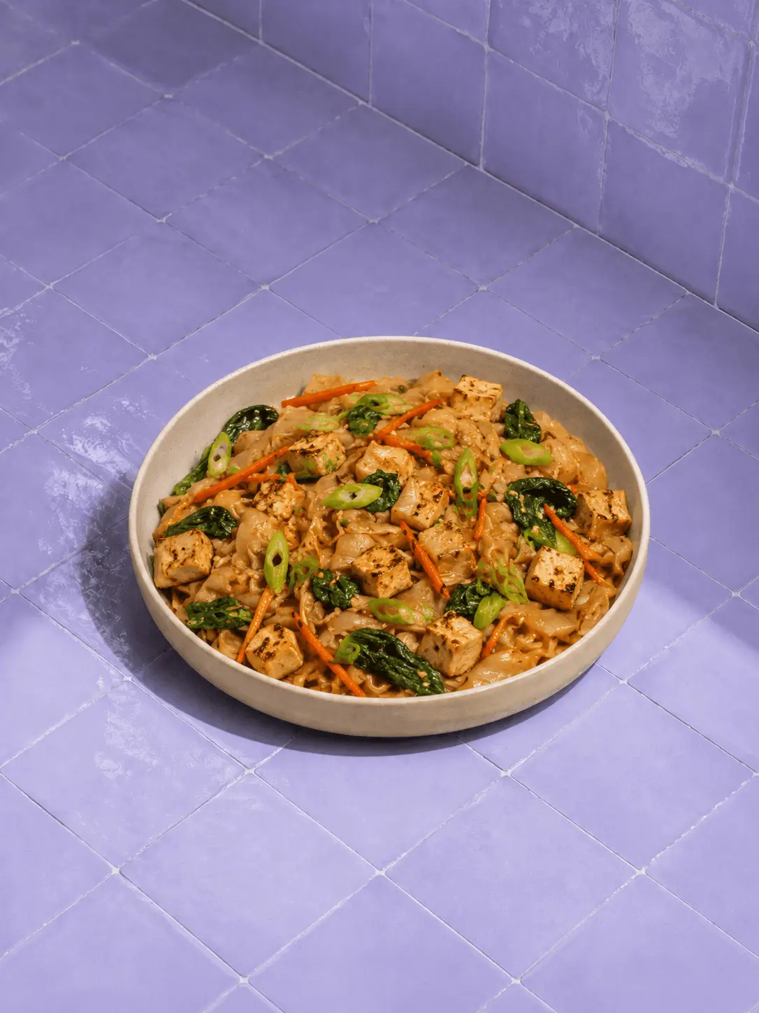 Ginger Rice-Noodle Stir-Fry